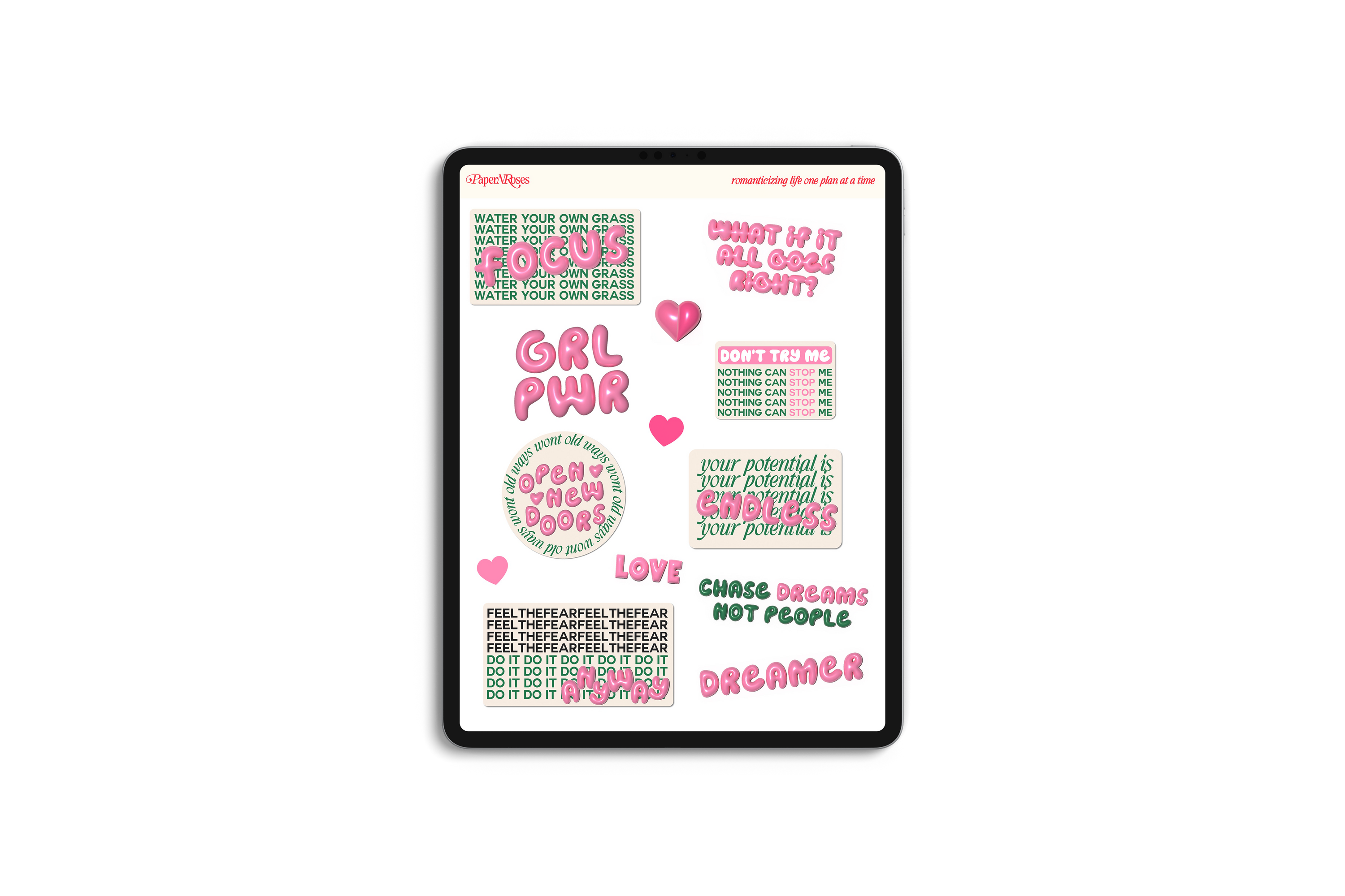 Bubblegum 3D Motivation - Words Matter