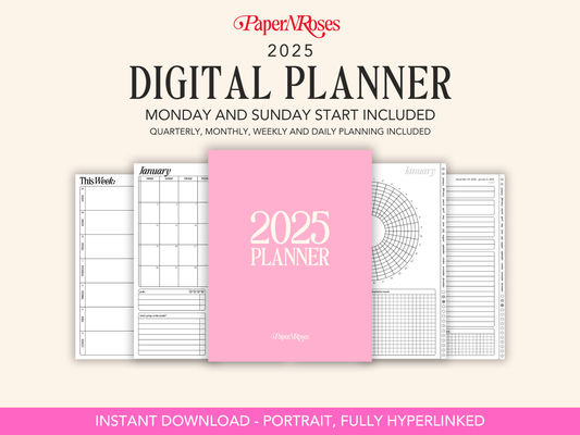 2025 Portrait Life Planner