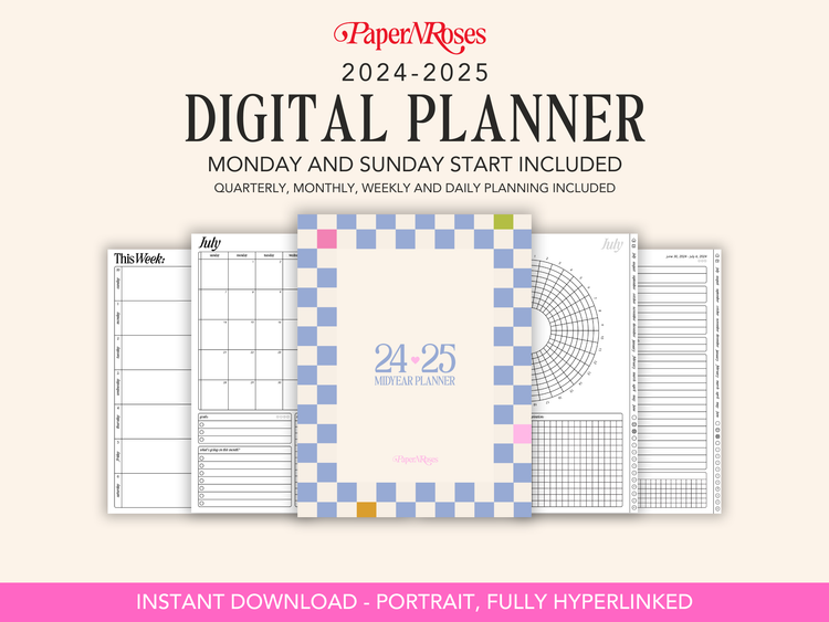 2024-2025 Portrait Life Planner