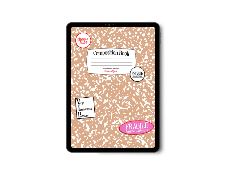 📓 Composition Book Covers and Labels 📓