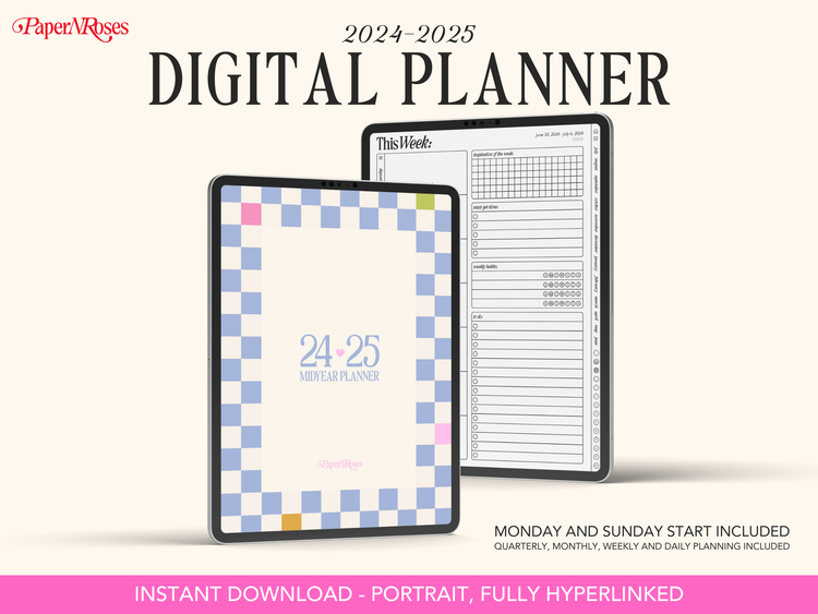 2024-2025 Portrait Life Planner