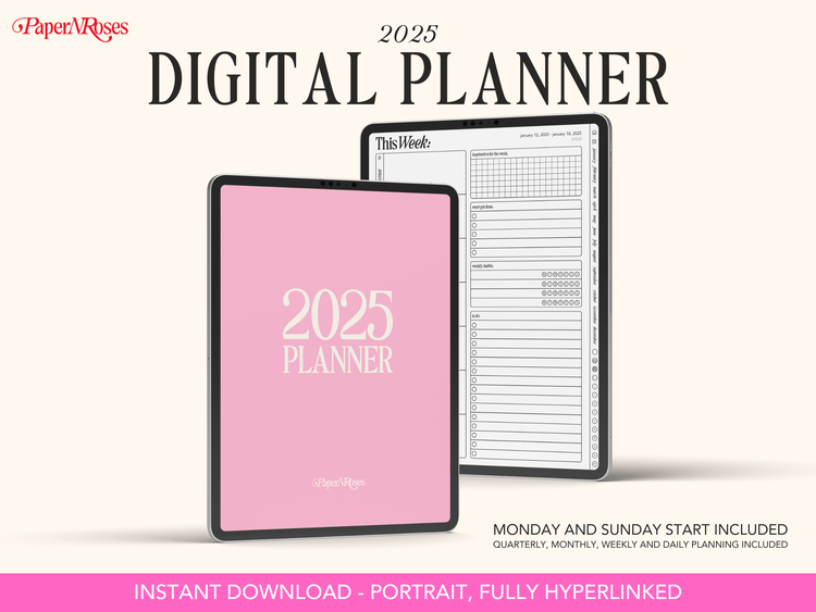 2025 Portrait Life Planner