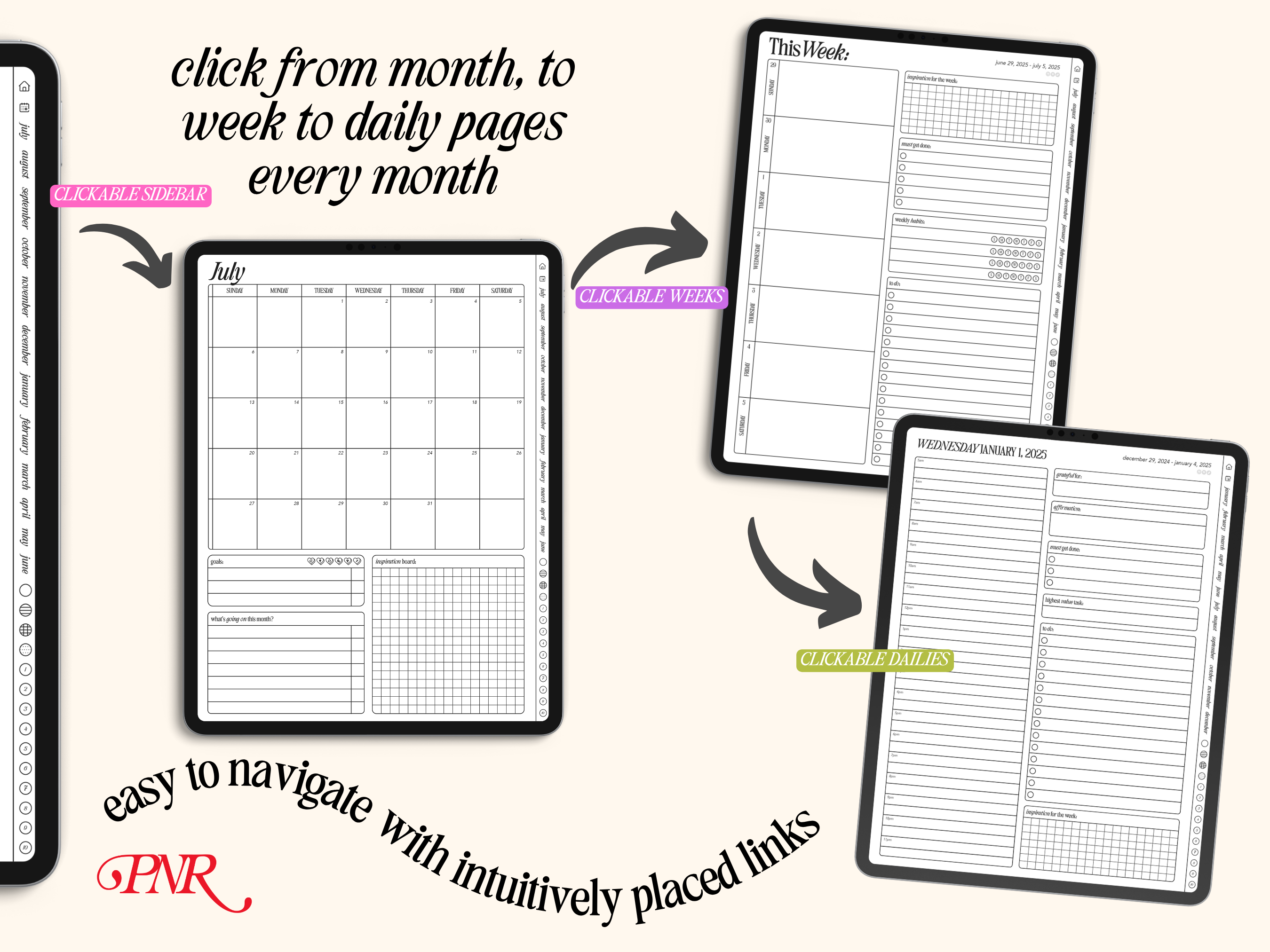 2025-2026 Midyear Portrait Life Planner