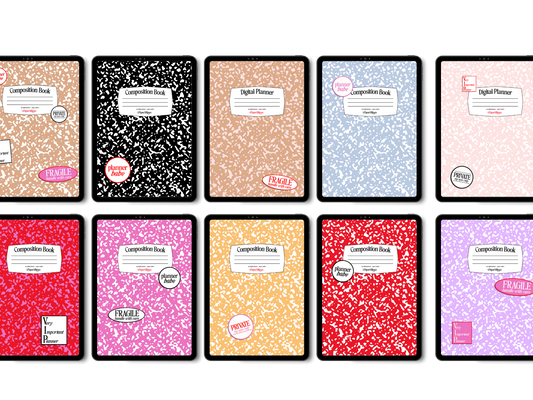 📓 Composition Book Covers and Labels 📓