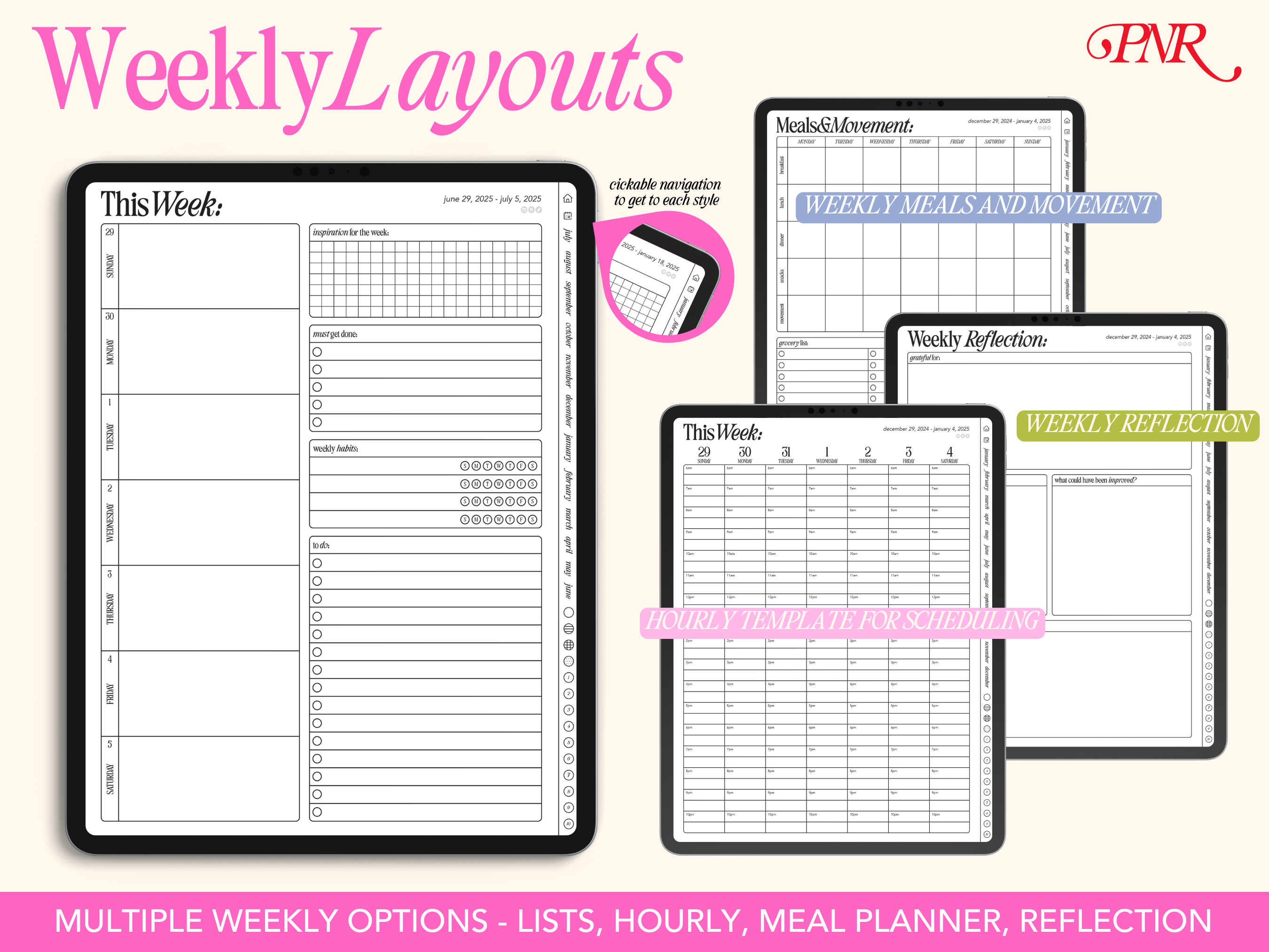 2025-2026 Midyear Portrait Life Planner