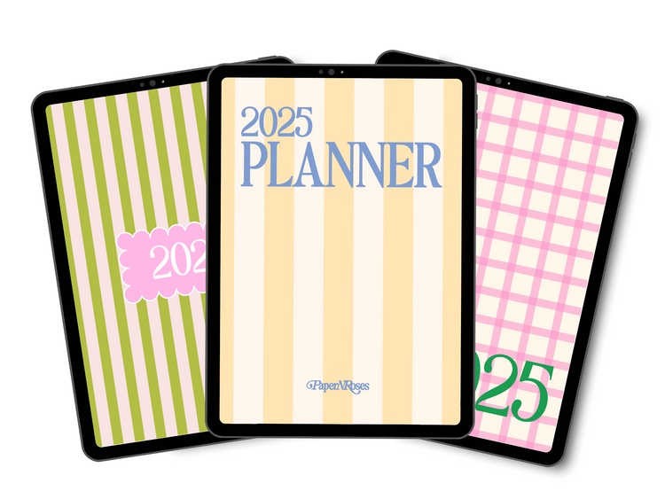 😎 2025 Bright Days Planner Covers 💐