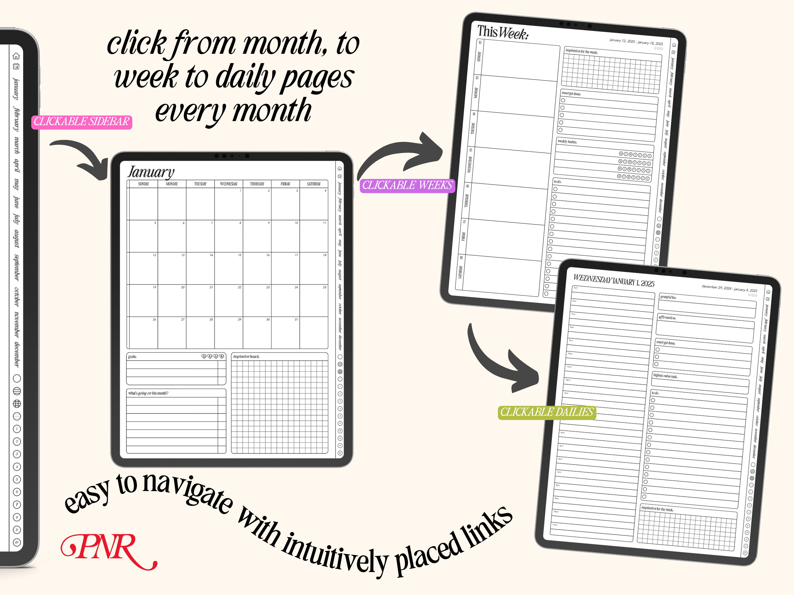 2025 Portrait Life Planner