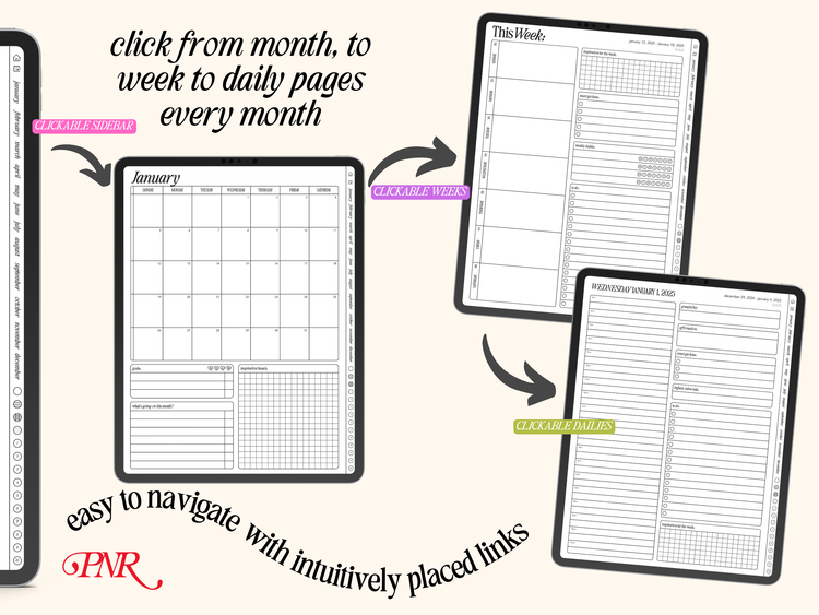 2025 Portrait Life Planner