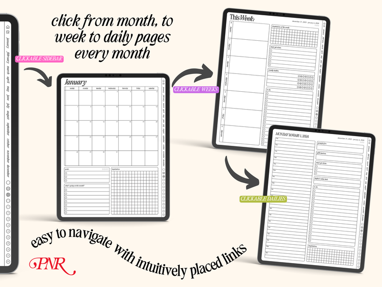 2024-2025 Portrait Life Planner