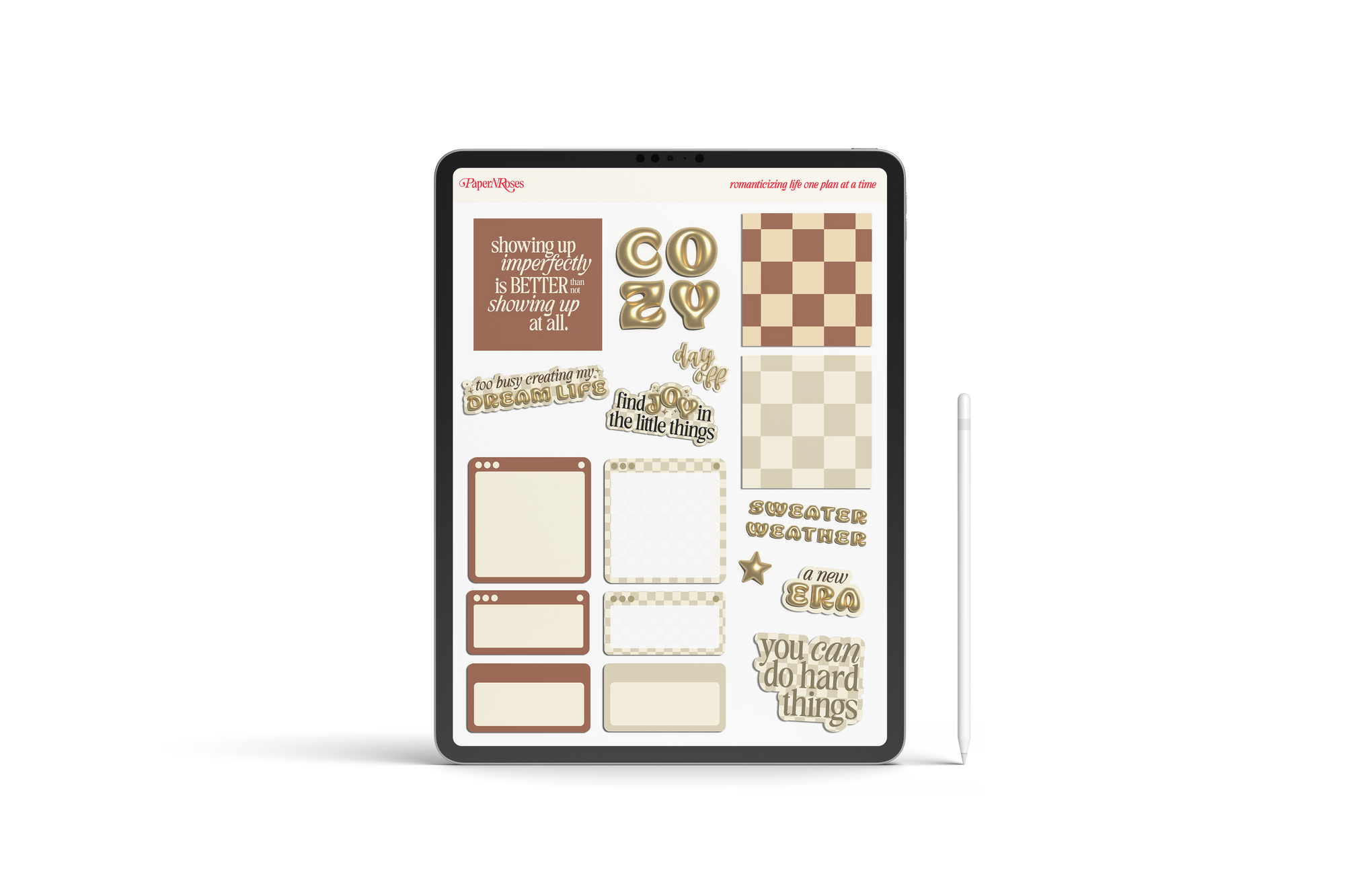 Cozy Season Stickers 🍂🎧🧺☕️
