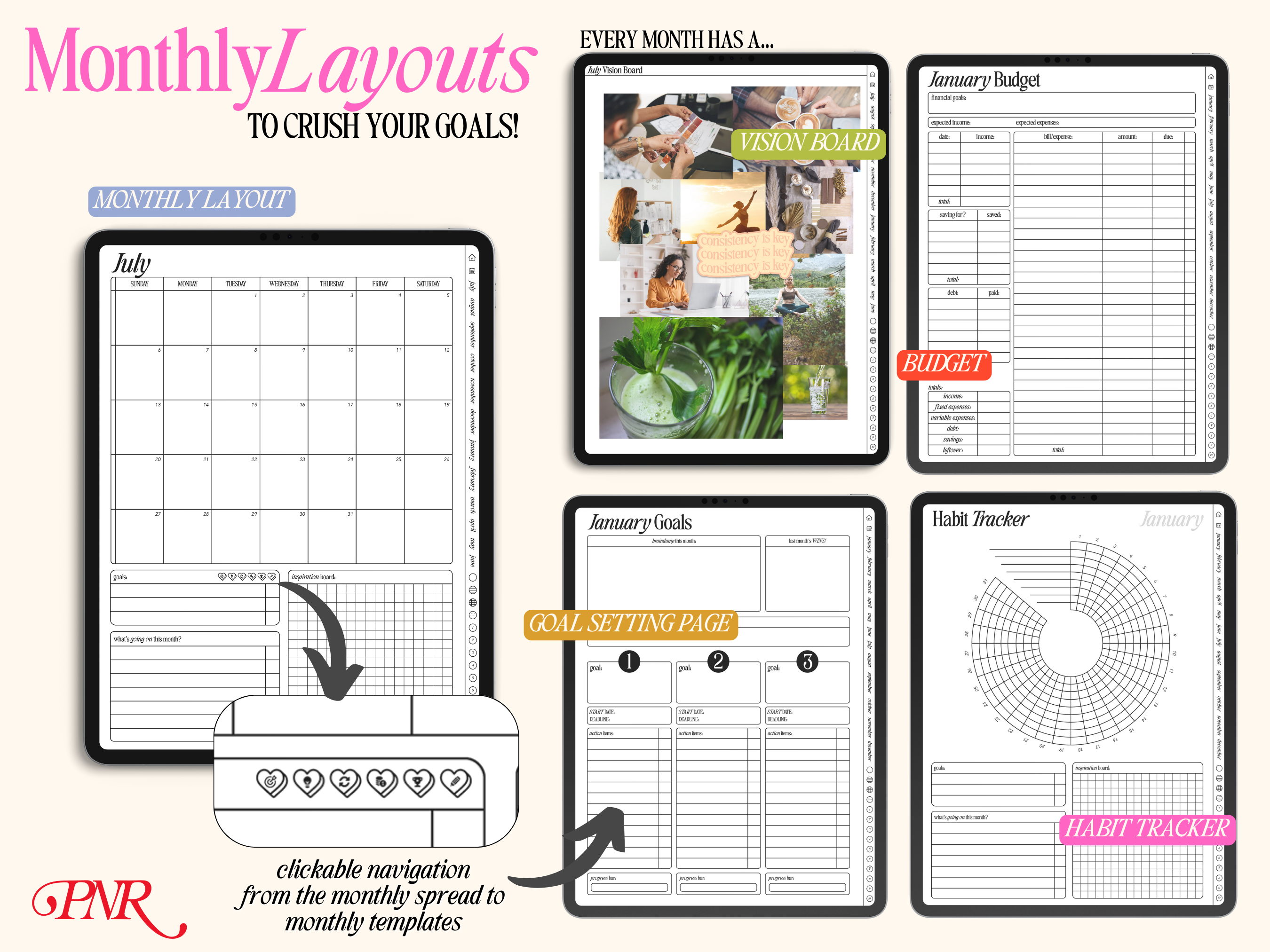 2025-2026 Midyear Portrait Life Planner