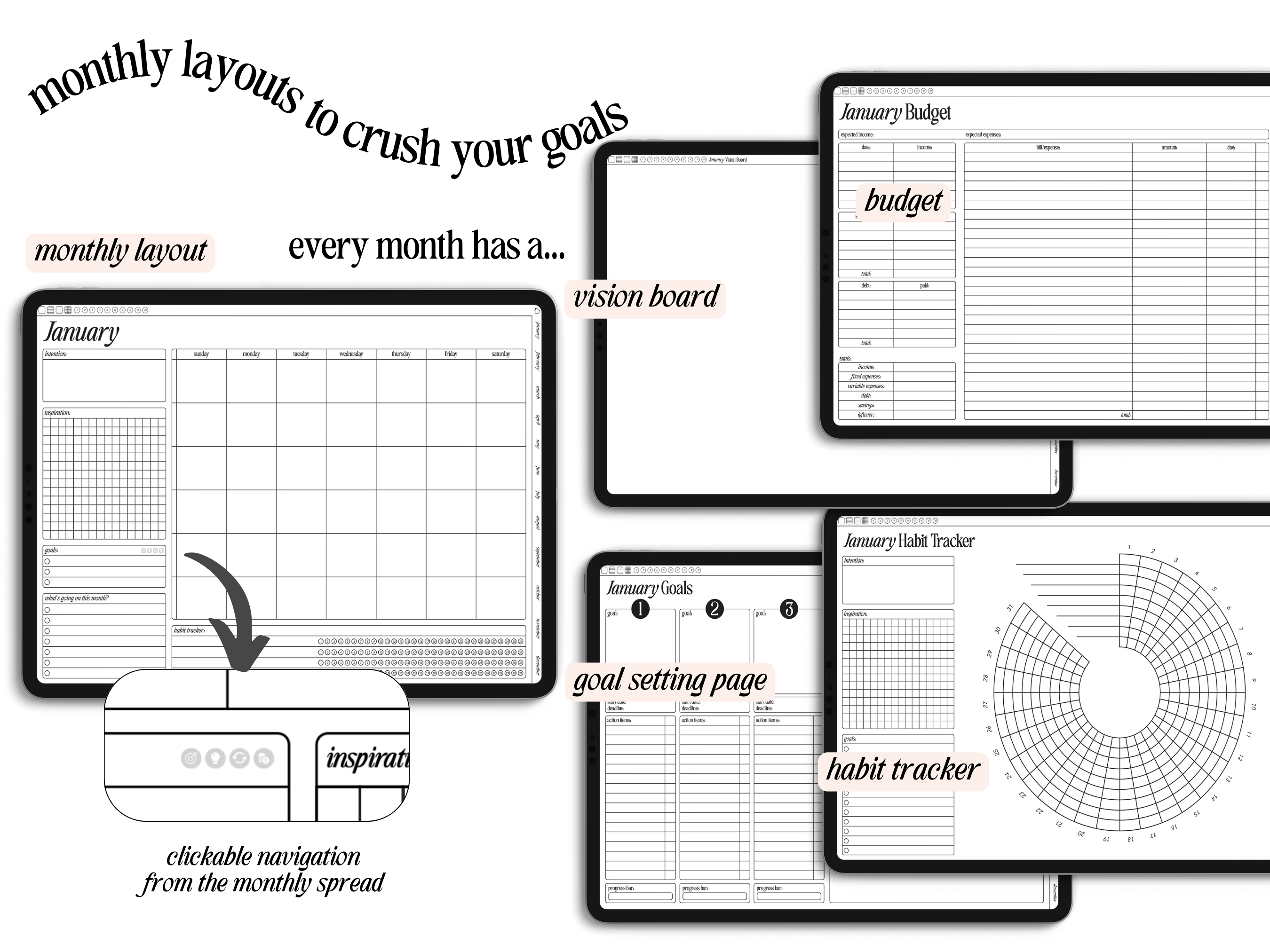 Undated Landscape Planner