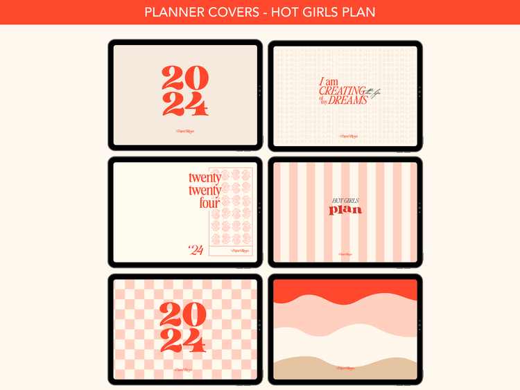 🌶️ Hot Girls Plan Planner Covers 📓
