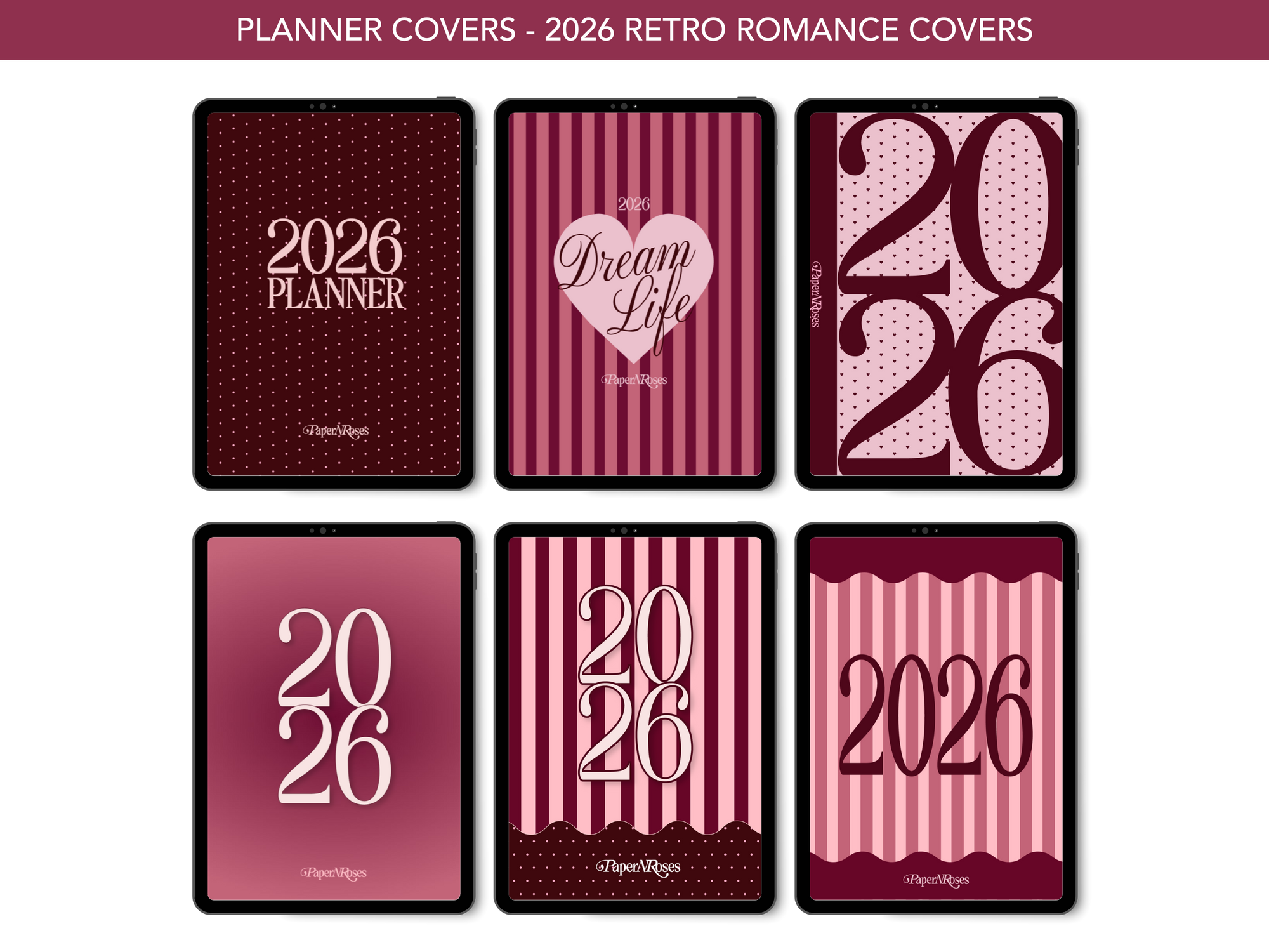 ♥️ 2026 Retro Romance Covers 🪞