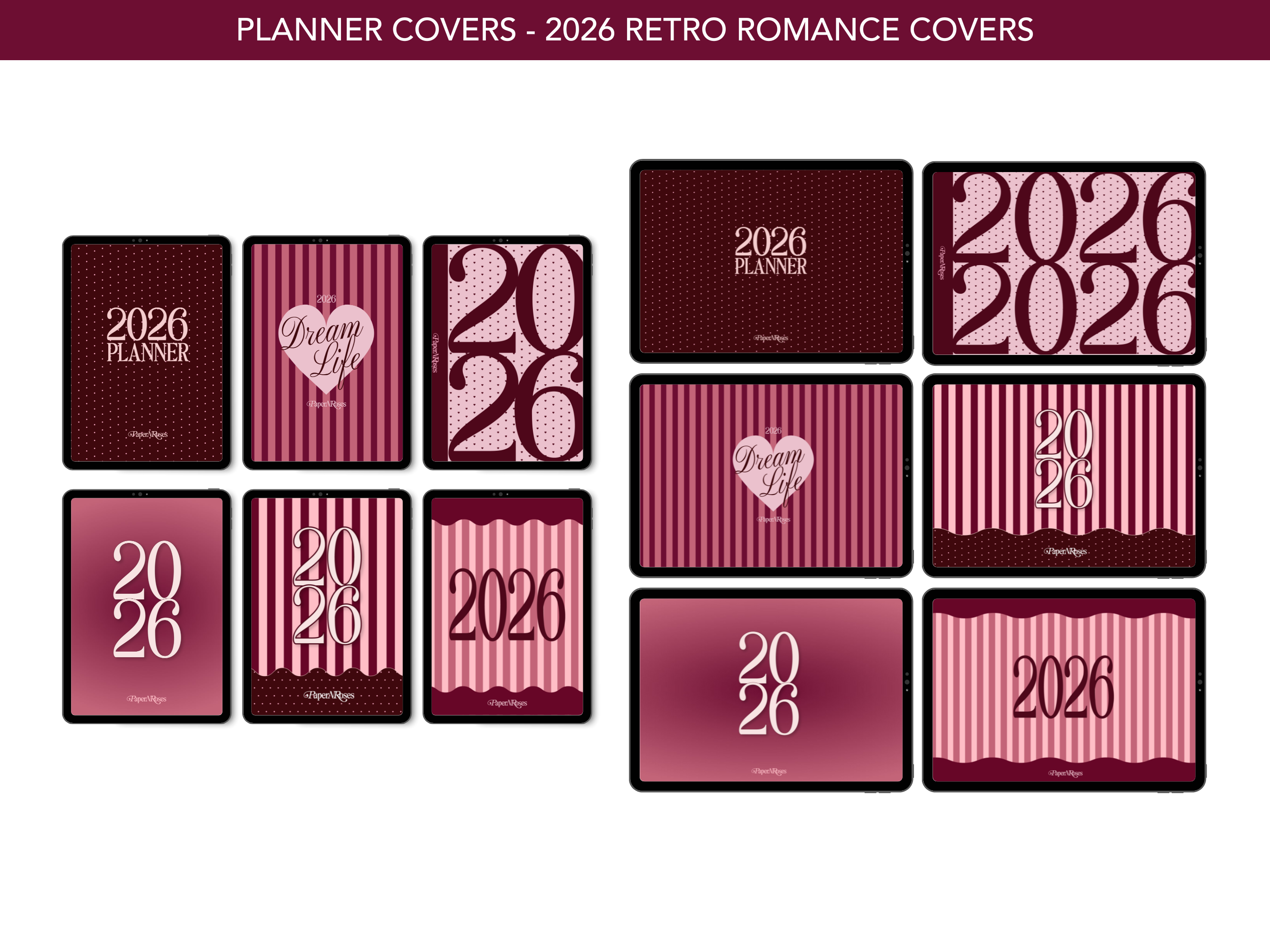 ♥️ 2026 Retro Romance Covers 🪞