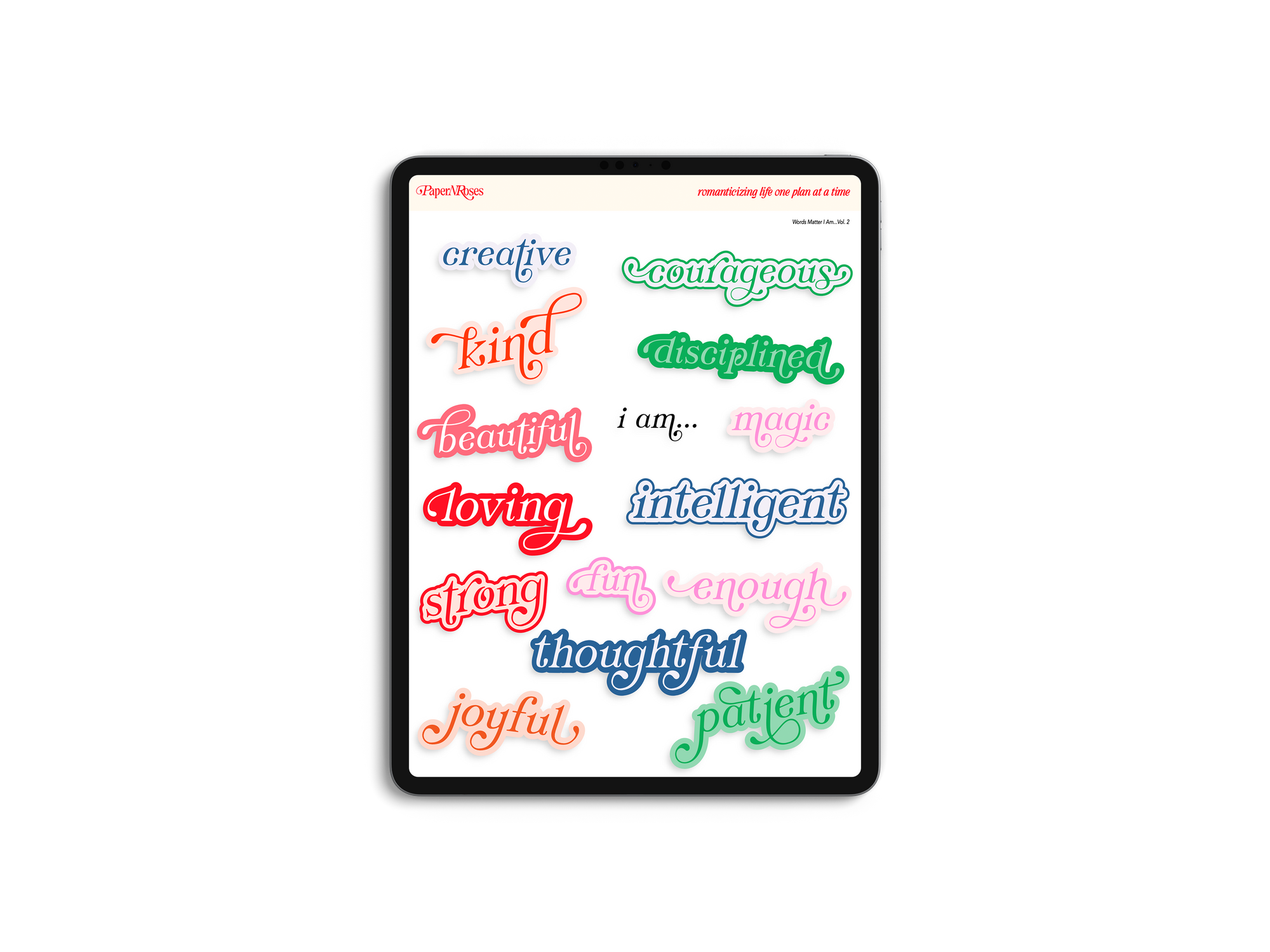 Words Matter I Am Vol. 2